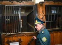 В Новханы состоялось открытие здания штаба конно-спортивного центра "Серхедчи" (ФОТО)