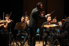Две страны, два оркестра - Kremerata Baltika и Baku Chamber Orchestra. Грандиозный концерт в Анкаре (ФОТО)