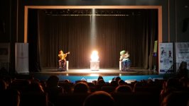 Азербайджанский кукольный театр с успехом выступил на фестивале в Турции (ФОТО)