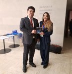 Заслуженная артистка Азербайджана Хусния Мурватова выступила на международном форуме в Бишкеке (ФОТО)