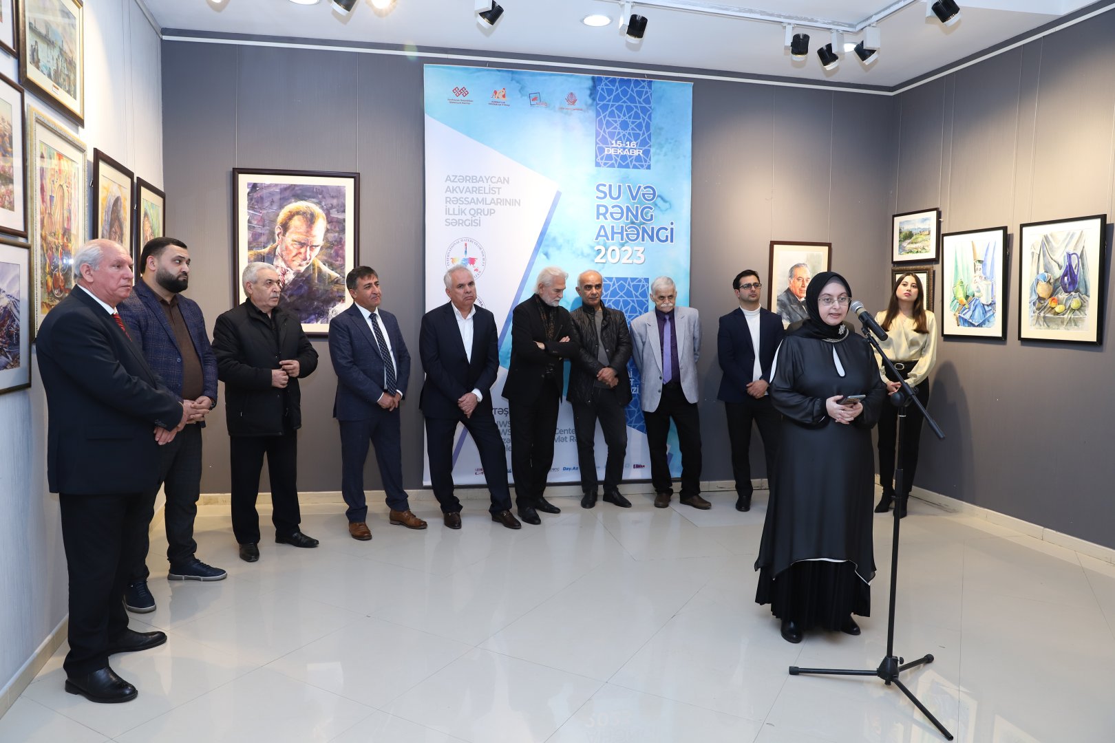 Гармония воды и цвета – акварельная живопись в Азербайджане (ФОТО)