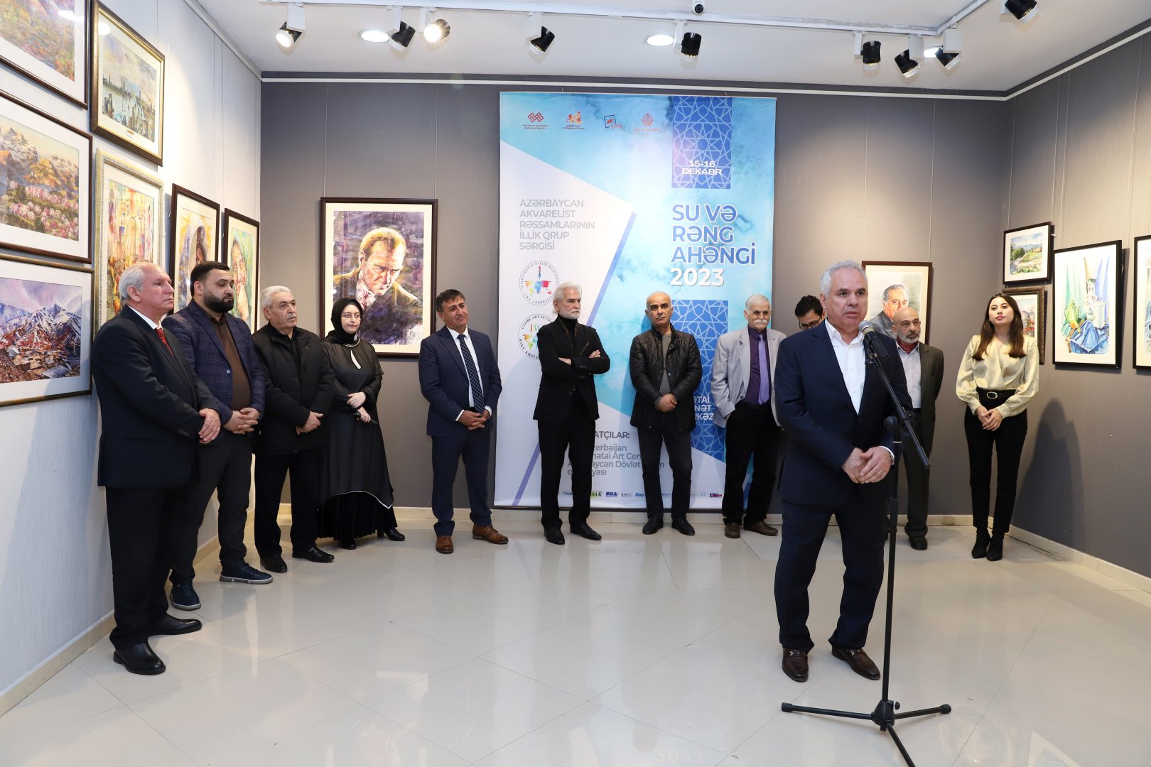 Гармония воды и цвета – акварельная живопись в Азербайджане (ФОТО)