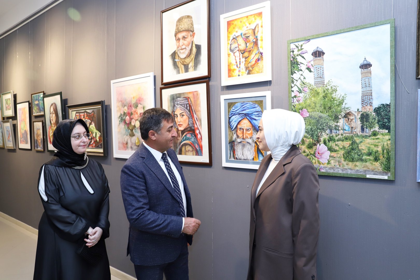 Гармония воды и цвета – акварельная живопись в Азербайджане (ФОТО)