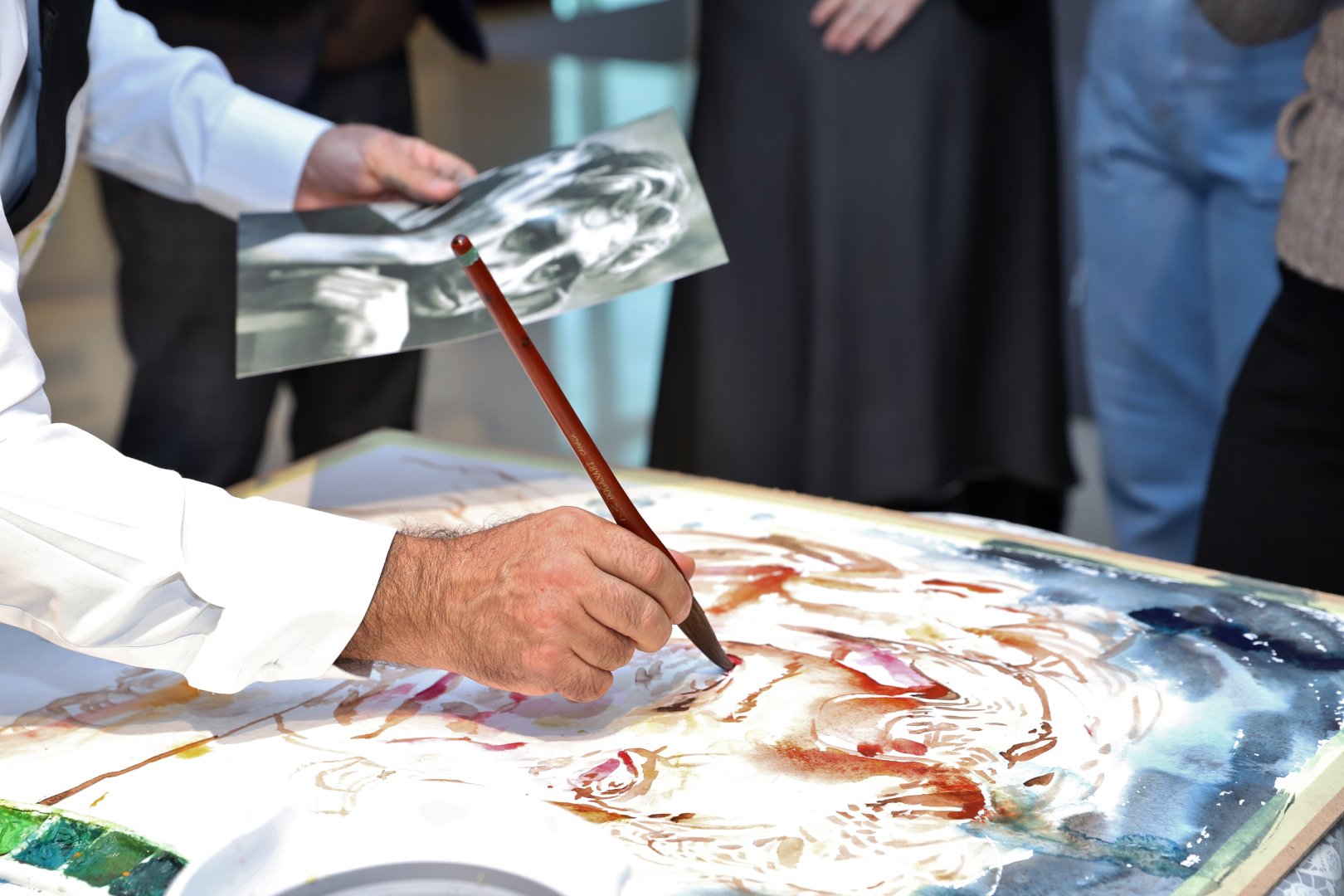 Гармония воды и цвета – акварельная живопись в Азербайджане (ФОТО)