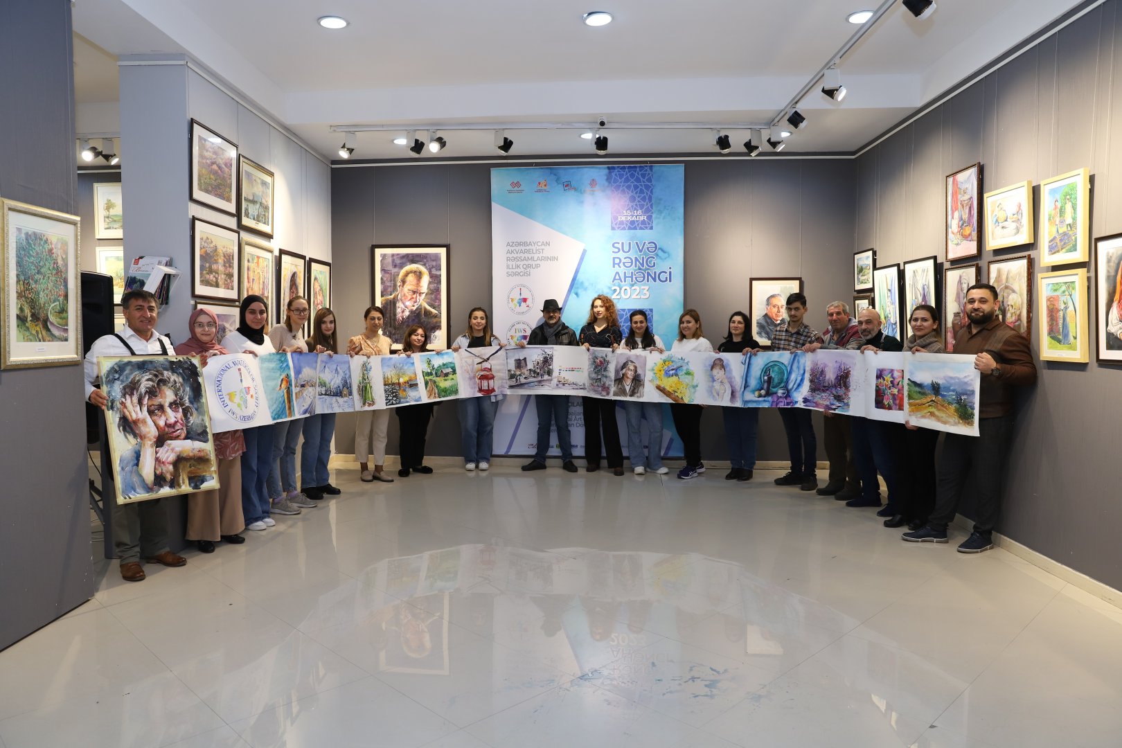 Гармония воды и цвета – акварельная живопись в Азербайджане (ФОТО)