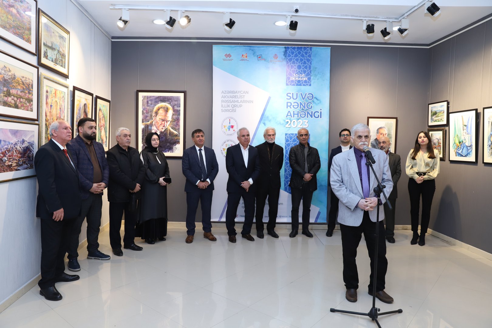 Гармония воды и цвета – акварельная живопись в Азербайджане (ФОТО)