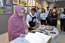 Гармония воды и цвета – акварельная живопись в Азербайджане (ФОТО)