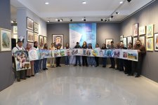 Гармония воды и цвета – акварельная живопись в Азербайджане (ФОТО)