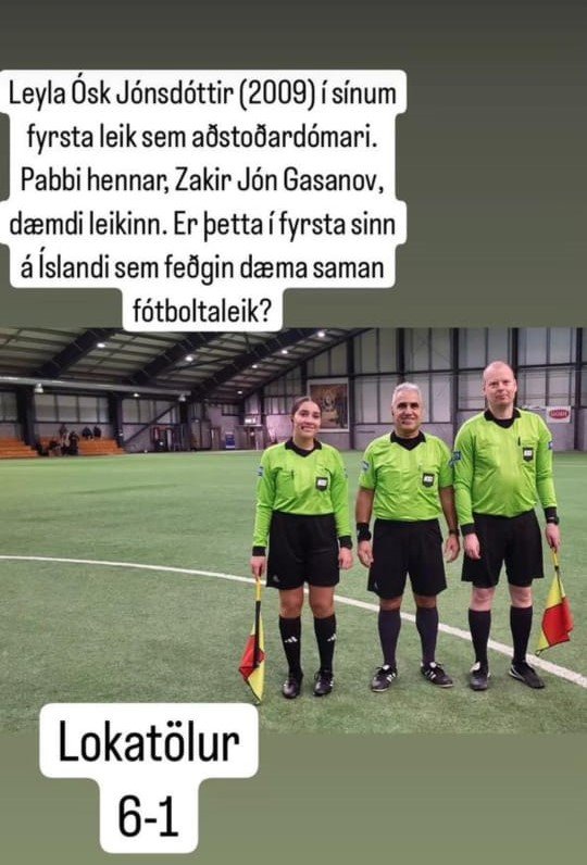 Отец и дочь – азербайджанцы вписали свое имя в историю футбола в Исландии (ФОТО)