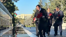 Джевдет Йылмаз посетил Аллею шехидов и памятник "Тюркское шехидство" (ФОТО)