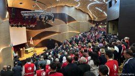 Прошло внеочередное XXVI Генеральное собрание Азербайджанского общества Красного Полумесяца (ФОТО)