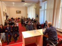 Фильмы о Карабахской войне должны затронуть сердца миллионов во всем мире - встреча с Семихом Капланоглу в Баку (ФОТО)