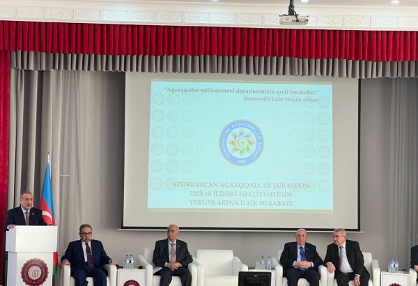 Совет аксакалов Азербайджана принял заявление о поддержке кандидатуры Ильхама Алиева на президентских выборах