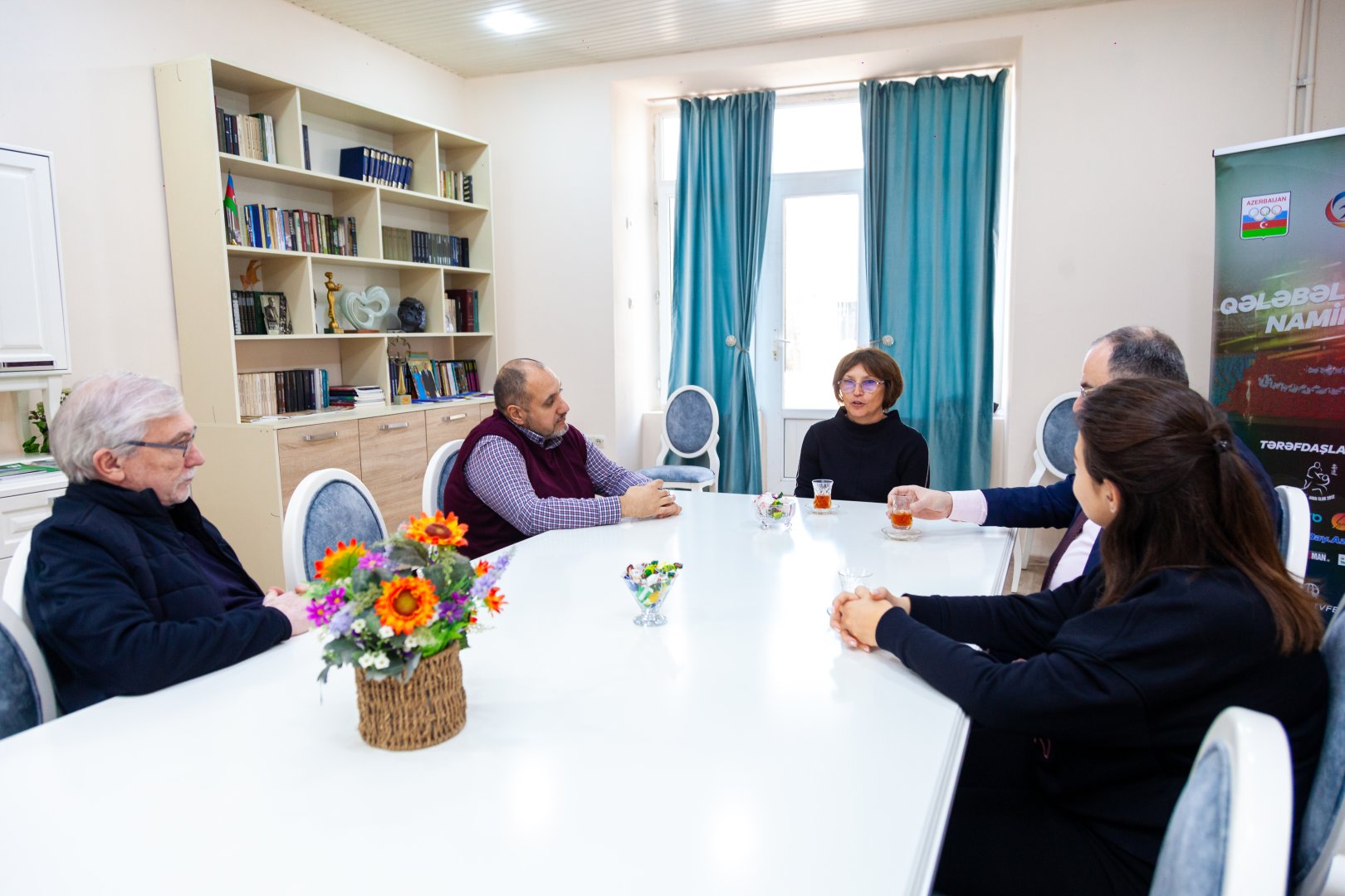 В Союзе кинематографистов Азербайджана прошла встреча членов жюри II Национального фестиваля спортивных фильмов и программ (ФОТО)