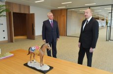 Президент Ильхам Алиев ознакомился с работами по строительству и благоустройству в Центральном парковом квартале и условиями, созданными в Офисном здании Белого города Баку (ФОТО)