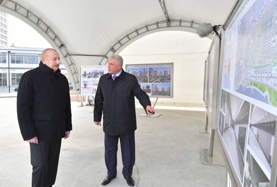 Президент Ильхам Алиев ознакомился с работами по строительству и благоустройству в Центральном парковом квартале и условиями, созданными в Офисном здании Белого города Баку (ФОТО)
