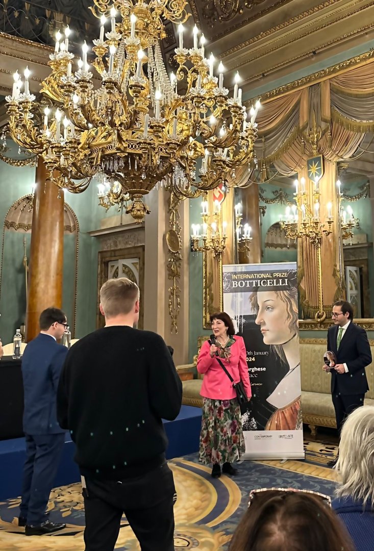 Маргарита Керимова-Соколова удостоена премии Боттичелли в Италии (ФОТО)