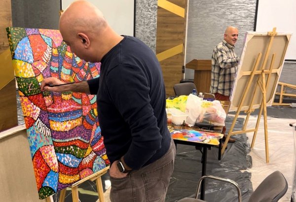 В Шабране прошел недельный симпозиум художников "По следам наследия" (ФОТО)