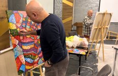 В Шабране прошел недельный симпозиум художников "По следам наследия" (ФОТО)