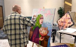 В Шабране прошел недельный симпозиум художников "По следам наследия" (ФОТО)