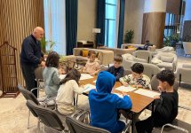 В Шабране прошел недельный симпозиум художников "По следам наследия" (ФОТО)