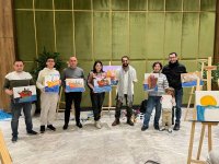 В Шабране прошел недельный симпозиум художников "По следам наследия" (ФОТО)