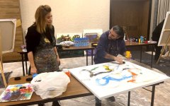 В Шабране прошел недельный симпозиум художников "По следам наследия" (ФОТО)