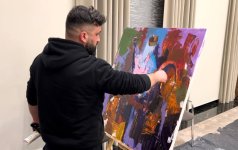 В Шабране прошел недельный симпозиум художников "По следам наследия" (ФОТО)