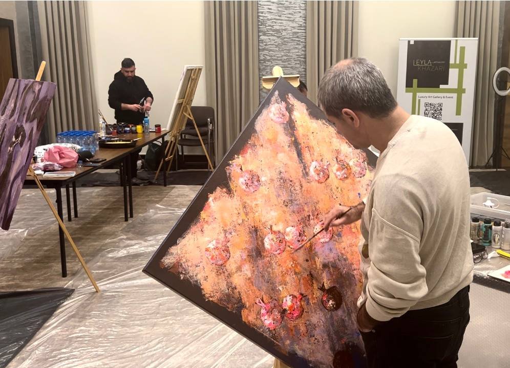 В Шабране прошел недельный симпозиум художников "По следам наследия" (ФОТО)