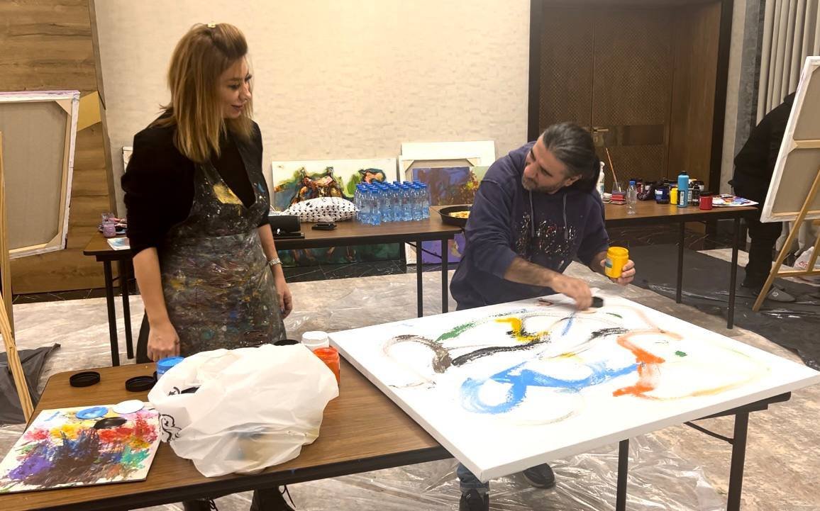 В Шабране прошел недельный симпозиум художников "По следам наследия" (ФОТО)