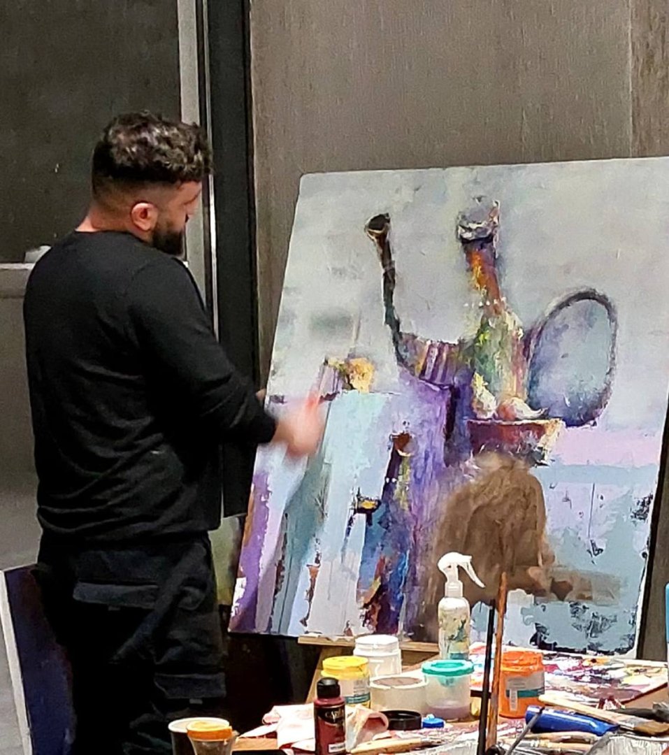 В Шабране прошел недельный симпозиум художников "По следам наследия" (ФОТО)