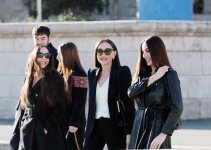 Президент Ильхам Алиев, Первая леди Мехрибан Алиева и члены их семьи проголосовали в Ханкенди (ФОТО/ВИДЕО)