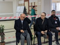 Члены Азиатской парламентской ассамблеи прибыли на избирательный участок для наблюдения за президентскими выборами в Азербайджане (ФОТО)