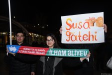 На улицах Баку празднуют победу Ильхама Алиева на президентских выборах (ФОТО/ВИДЕО)