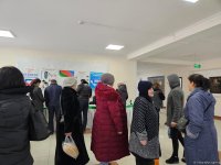 В Сабунчинском районе Баку активно проходит голосование на президентских выборах (ФОТО)