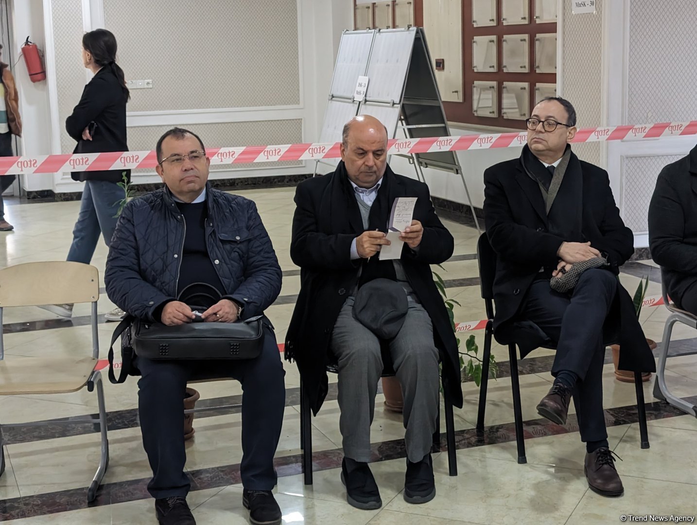 Члены Азиатской парламентской ассамблеи прибыли на избирательный участок для наблюдения за президентскими выборами в Азербайджане (ФОТО)