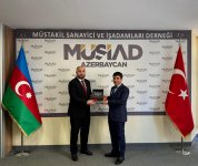 Турецкие депутаты посетили офис "MÜSİAD Азербайджан" (ФОТО)