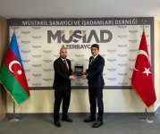 Турецкие депутаты посетили офис "MÜSİAD Азербайджан" (ФОТО)