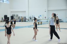 В Баку проходят учебно-тренировочные сборы гимнасток из регионов (ФОТО)