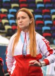В Баку стартовал второй день соревнований Кубка мира по прыжкам на батуте и акробатической дорожке (ФОТО)