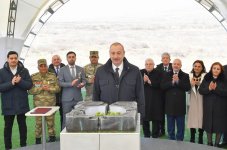 Президент Ильхам Алиев заложил фундамент мемориала жертвам Ходжалинского геноцида и встретился с представителями общественности района (ФОТО/ВИДЕО)