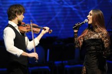 Александр Рыбак и Сабина Бабаева выступили с концертом в Баку (ФОТО)