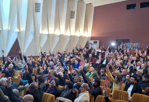 Азербайджанские кинематографисты проголосовали за объединение двух союзов (ФОТО)