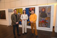 В Центре Гейдара Алиева состоялось торжественное открытие выставки "Томирис" мастеров тюркского мира (ФОТО)