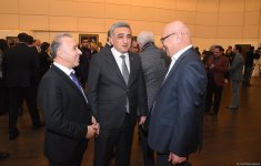 В Центре Гейдара Алиева состоялось торжественное открытие выставки "Томирис" мастеров тюркского мира (ФОТО)