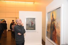 В Центре Гейдара Алиева состоялось торжественное открытие выставки "Томирис" мастеров тюркского мира (ФОТО)