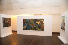 В Центре Гейдара Алиева состоялось торжественное открытие выставки "Томирис" мастеров тюркского мира (ФОТО)