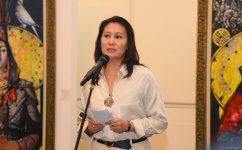 В Центре Гейдара Алиева состоялось торжественное открытие выставки "Томирис" мастеров тюркского мира (ФОТО)