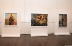 В Центре Гейдара Алиева состоялось торжественное открытие выставки "Томирис" мастеров тюркского мира (ФОТО)