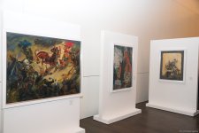 В Центре Гейдара Алиева состоялось торжественное открытие выставки "Томирис" мастеров тюркского мира (ФОТО)